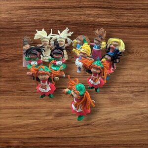 vintage 1990's Cabbage Patch Kids Doll Figures lot McDonald's Happy Meal Toys